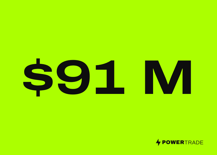 PowerTrade October 2022, $91M in Volume