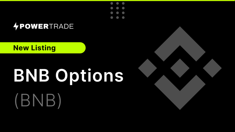 New Listing: Binance Coin Options (BNB) are Now Available